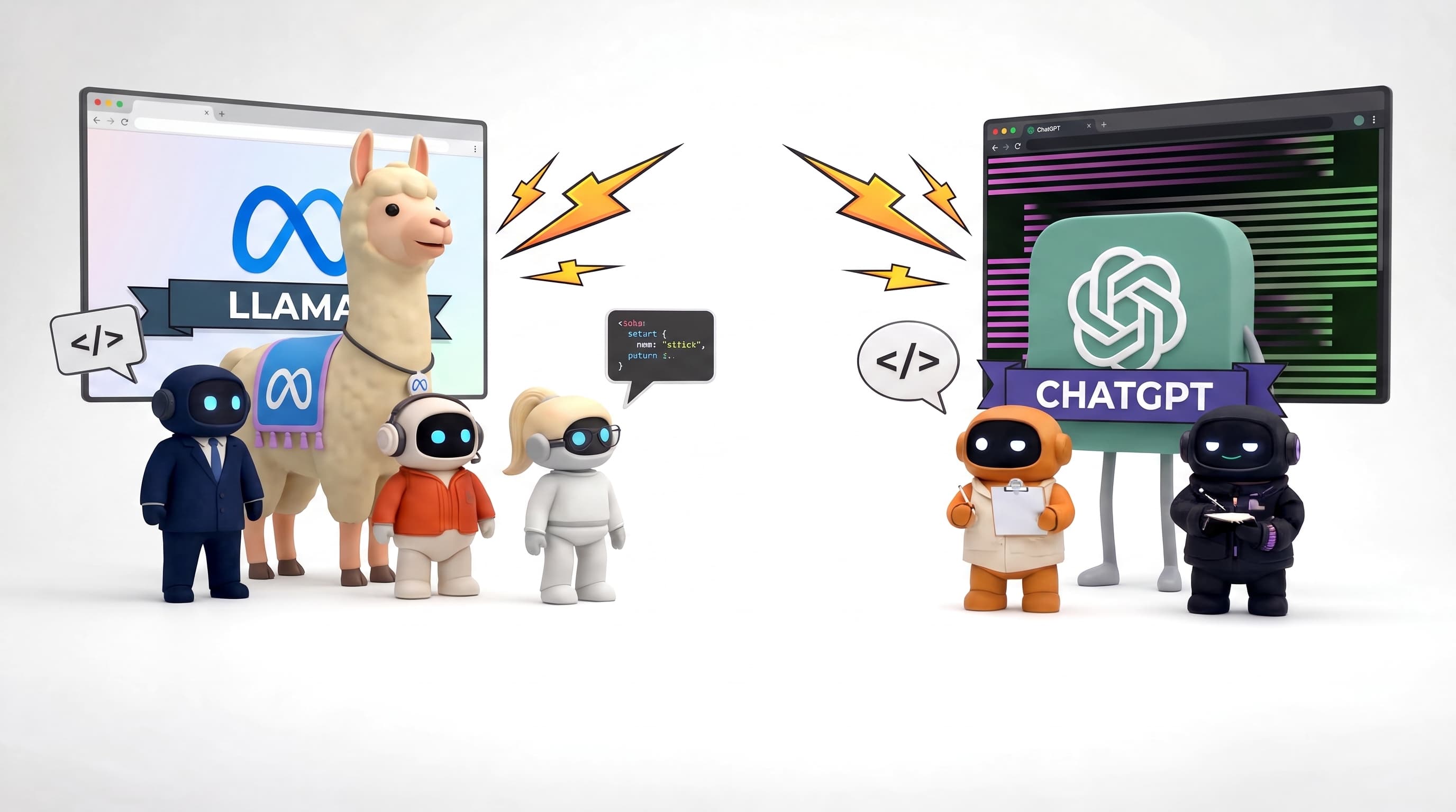 Llama vs. ChatGPT: Key Differences and Which to Use